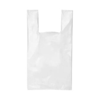 Saco Plástico com Asa – 50x55cm Branco (5kg)