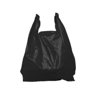 Saco Plástico com Asa – 40x55cm 55my Preto (5kg)