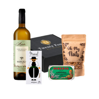 Cabaz Páscoa 2 -  Vinho Família Margaça + Chocolate + Nozes + Conservas