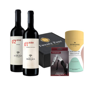 Cabaz Páscoa 6 - Vinhos Talhão + Saca Rolhas + Biscoitos