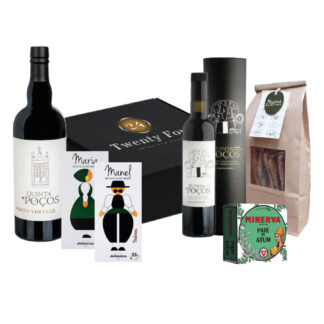 Cabaz Páscoa 7 - Vinho Porto Quinta dos Poços + Chocolates + Azeite + Patê + Tostas