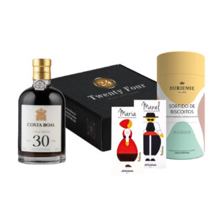 Cabaz Páscoa 8 - Vinho Porto Costa Boal + Biscoitos + Chocolates