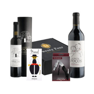 Cabaz Dia do Pai - Vinho Quinta dos Poços + Azeite + Saca Rolhas