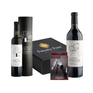 Cabaz Dia do Pai - Vinho Quinta dos Poços + Azeite + Saca Rolhas
