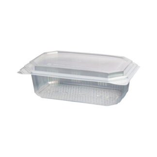Forma Mani Retangular 5300- 1000ml – Plástico PP Transparente (60 un.)