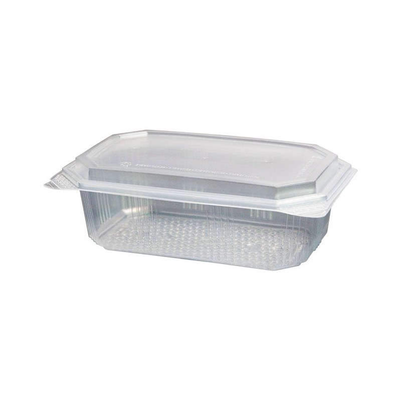Forma Mani Retangular 5300- 1000ml – Plástico PP Transparente (60 un.)